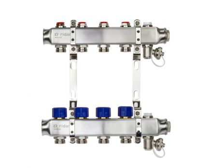 Ridan 088U0979R - Комплект коллекторов SSM-9R set с кронштейнами, 9 контуров