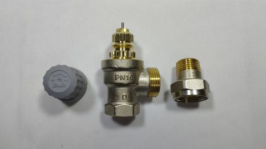Danfoss 013G7023 - RTR-G Клапан терморег. 15 Угловой