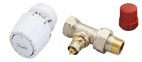 Danfoss 013G2176 - RTR-N 20 прям. и RTR7090 комплект