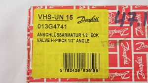 Danfoss 013G4741 - VHS кл. т/рег. угловой 1/2" * 3/4"