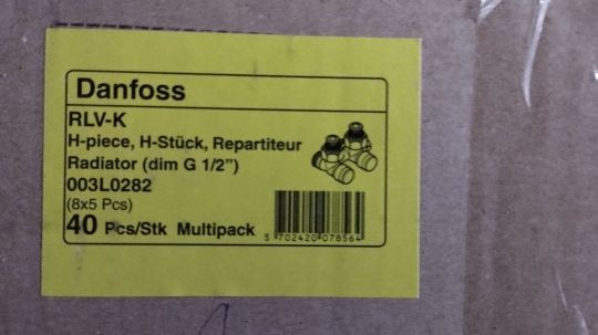 Danfoss 003L0282 - Клапан запорный RLV-K 1/2''x3/4'' угл