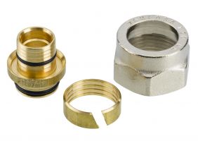 Danfoss 013G4162 - Компрессионные фитинги 17х2 мм R 3/4"