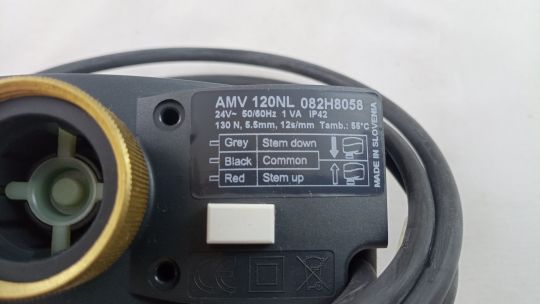 Danfoss 082H8058 - Электропривод импульсный AMV 120NL для клапанов AB-QM Ду 10-32 мм