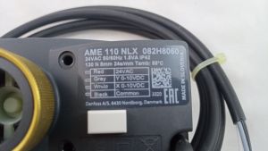 Danfoss 082H8060 - AME 110 NLX электропривод редукторный 24 В