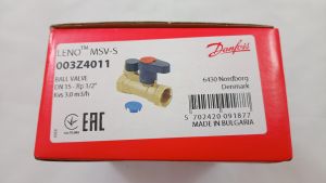 Danfoss 003Z4011 - Запорный клапан MSV-S, Ду = 15 мм, внутренняя резьба
