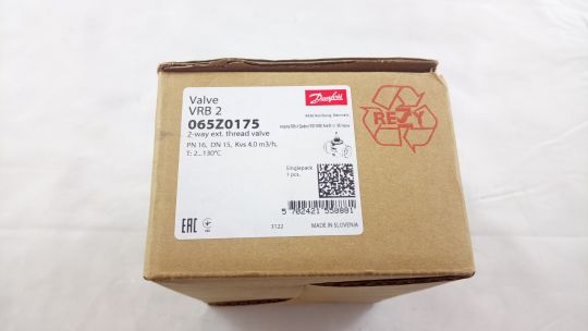 Danfoss 065Z0175 - VRB2 Клапан регулирующий, с наружной резьбой Ду=15 Kv=4,0 м3/ч