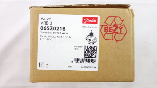 Danfoss 065Z0216 - VRB3 20/6,3 Клапан рег. внут. резьба