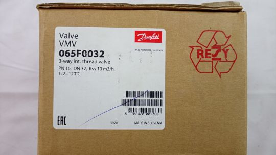 Danfoss 065F0032 - Регулирующий клапан 3-ходовой VMV Ду 32