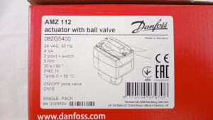 Danfoss 082G5400 - AMZ 112 кран шар 2х поз Ду15 э/п 24В