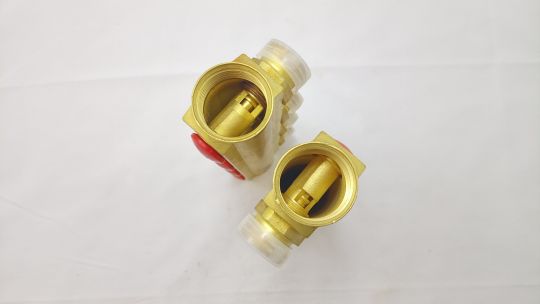 Danfoss 088U0544 - Распределительный коллектор типа FHF с запорным вентилем, конфигурация 4+4
