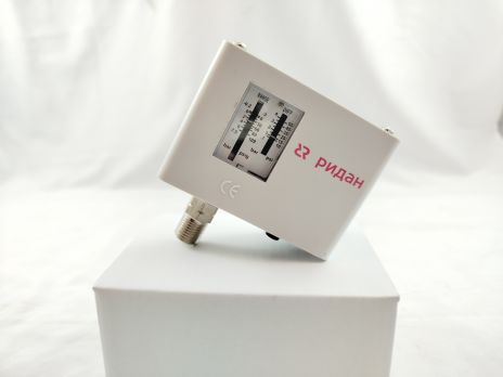 Ридан 060-121766R — Реле давления KPI 35R, диапазон настройки -0,2...7,5 бар, дифференциал 0,7…4 бар, штуцер G1/4А, автоматический сброс