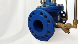 Danfoss 149B10108N - C101 Клапан рег. Ду80 Ру25 в сборе с пил/конт и пил/кл, для уст на гориз тр-де; Фл.;Корп-GGG40