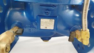Danfoss 149B10108N - C101 Клапан рег. Ду80 Ру25 в сборе с пил/конт и пил/кл, для уст на гориз тр-де; Фл.;Корп-GGG40