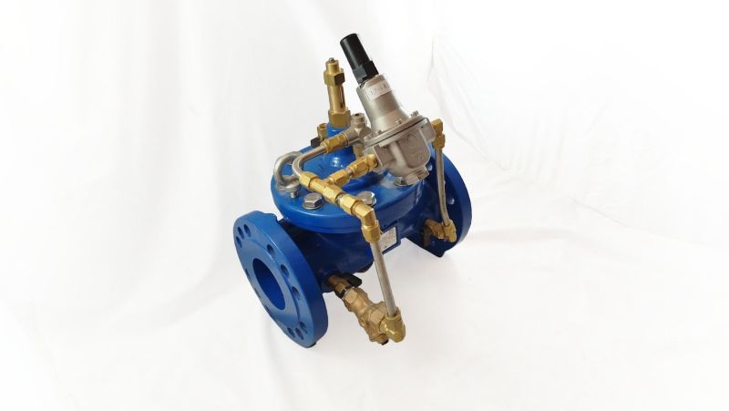 Danfoss 149B10108N - C101 Клапан рег. Ду80 Ру25 в сборе с пил/конт и пил/кл, для уст на гориз тр-де; Фл.;Корп-GGG40