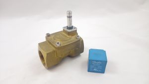 Danfoss 042U426632 - Клапан электромагнитный EV220W, Ду 22 мм, латунь,NBR,1, НЗ, с катушкой AS 230AS 220-230В, 50 Гц