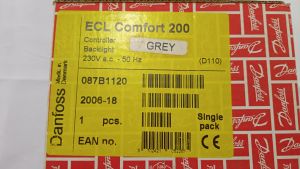 087B1120 Контроллер отопления электронный ECL Comfort 200, универсальный, 230 В