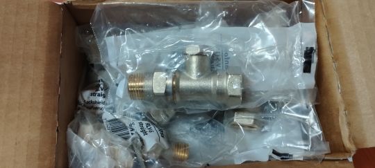 003L0124 RLV-S КЛАПАН ЗАПОРНЫЙ ДУ15, ПРЯМОЙ DANFOSS