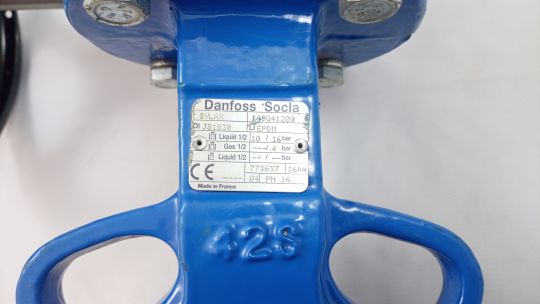 149G41209 Затвор дисковый поворотный межфланцевый VFY-WG (SYLAX) Danfoss 065B7362 Ду200 Ру16 c редуктором