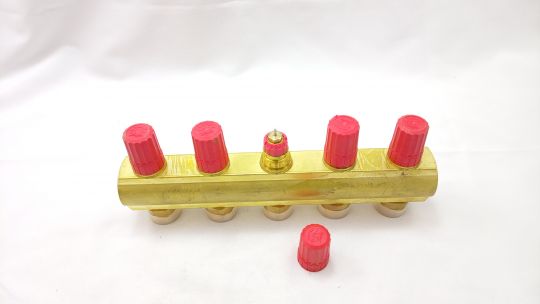 088U0505 Комплект коллекторов 1"х3/4" 5 выходов FHF-5 Danfoss