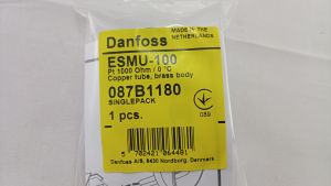 087B1180 Датчик температуры погружной ESMU-100, Pt1000, 100 мм, медь