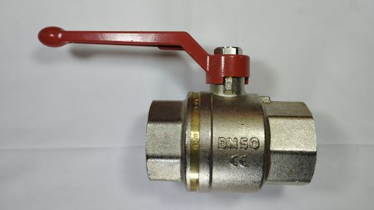 Danfos 065B8212 - Латунный шаровой кран Danfoss с внутренней резьбой Ду 50 мм, PN 40 бар