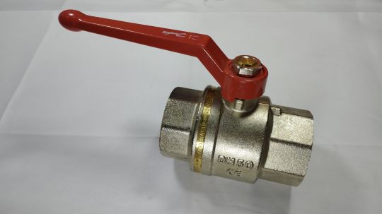 Danfos 065B8212 - Латунный шаровой кран Danfoss с внутренней резьбой Ду 50 мм, PN 40 бар