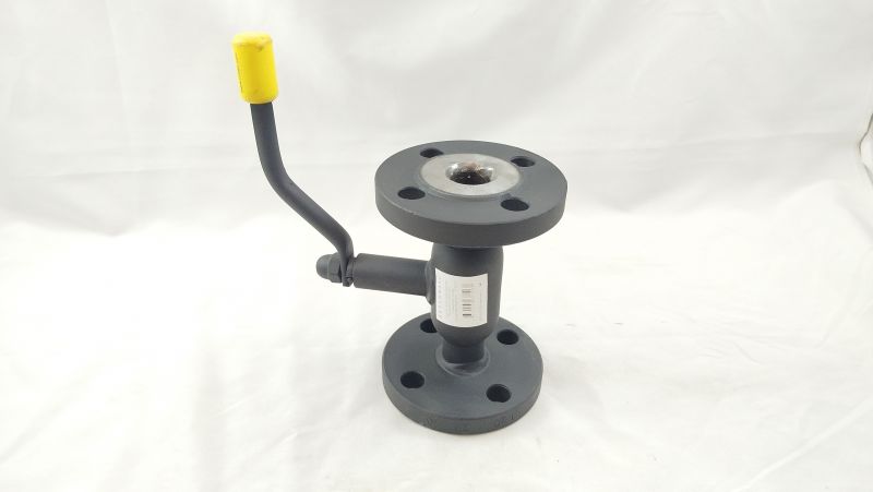 Кран шаровой Broen Ballomax КШТ 60.103.020 Ду20 Ру40 стандартнопроходной, двухходовой, сталь 09Г2С, уплотнение - PTFE, фланцевый, ручка-рычаг