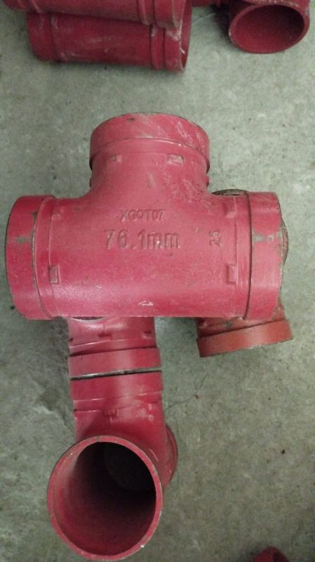 Тройник стандартный под муфту 2 1/2" (76 )