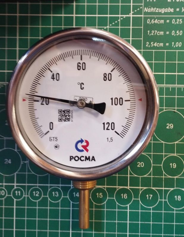 Термометр БТ-51.220(0-120°С)G1/2.46.1,5 РОСМА