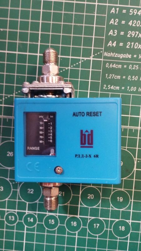 Регулятор (реле) давления BD РДД-2-X-6R (0,5-6) бар 1211232112