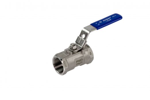 Ridan 082X4600R - BVS-R Шаровый кран резьбовой DN8 PN63; С рукояткой; Корпус - корр.ст. сталь; Шар - корр.ст. сталь AISI316; упл. R-PTFE арм. 15%