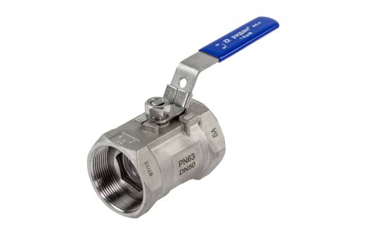 Ridan 082X4602R - BVS-R Шаровый кран резьбовой DN15 PN63; С рукояткой; Корпус - корр.ст. сталь; Шар - корр.ст. сталь AISI316; упл. R-PTFE арм. 15%