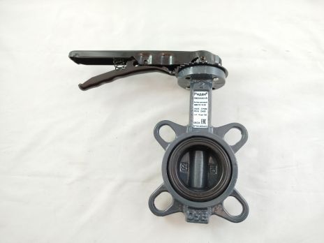 Ridan 082X4401R - Затвор дисковый поворотный РИДАН ЗДМ 03.16.050 PN16 DN50 корпус GG25, диск - чугун GGG40, уплотнение EPDM, управление - рукоятка