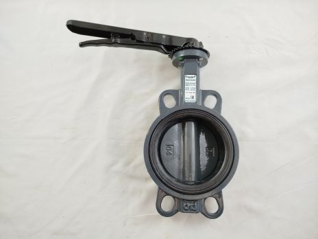 Ridan 082X4404R - Затвор дисковый поворотный РИДАН ЗДМ 03.16.100 PN16 DN100 корпус GG25, диск - чугун GGG40, уплотнение EPDM, управление - рукоятка