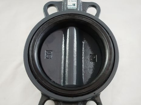 Ridan 082X4405R - Затвор дисковый поворотный РИДАН ЗДМ 03.16.125 PN16 DN125 корпус GG25, диск - чугун GGG40, уплотнение EPDM, управление - рукоятка