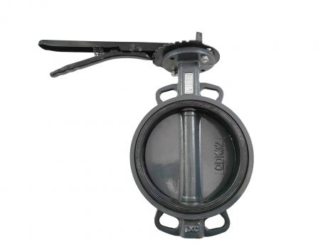 Ridan 082X4407R - Затвор дисковый поворотный РИДАН ЗДМ 03.16.200 PN16 DN200 корпус GG25, диск - чугун GGG40, уплотнение EPDM, управление - рукоятка
