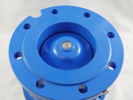 Ridan 082X8475R - NVD-402R PN16 DN125 Клапан обратный фланцевый пружинный с аксиальным затвором, чугун GJL250