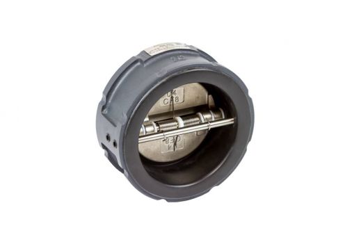 Ridan 082X4036R - Затвор обратный Ридан - ЗОД PN16 DN200, межфланцевый, двустворчатый, корпус: чугун GGG40 c EPDM покрытием, пластины: чугун с антикор