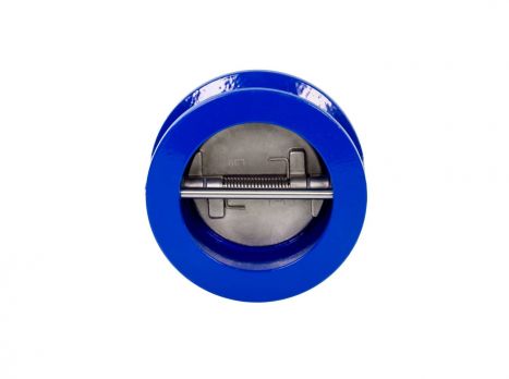 Ridan 082X8497R - NVD-895R PN16 DN80 Затвор обратный межфланцевый пружинный двустворчатый,чугун GJL250